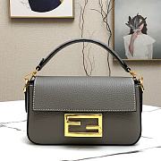 Fendi 3 Baguette Bag Grey 19cm - 1