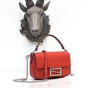 Fendi 3 Baguette Bag Red 19cm  - 6