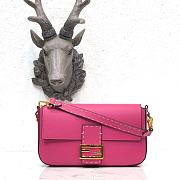 Fendi 3 Baguette Bag Pink 26cm - 4