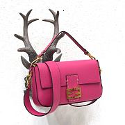 Fendi 3 Baguette Bag Pink 26cm - 2