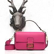 Fendi 3 Baguette Bag Pink 26cm - 1