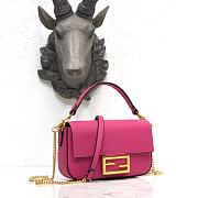 Fendi 3 Baguette Bag Pink 19cm - 3