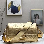 Fendi Baguette Golden Leather Bag 8BR600AAF2F171Q  - 3