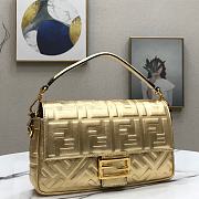 Fendi Baguette Golden Leather Bag 8BR600AAF2F171Q  - 2