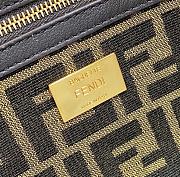 Fendi Embroidered Baguette Colorblock Fabric Handbag Medium  - 3