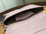 Fendi Baguette Camellia Nappa Leather Bag  - 6