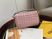 Fendi Baguette Camellia Nappa Leather Bag  - 4
