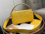 Fendi Baguette Yellow Nappa Leather Bag 8BR600A72VF1DSE  - 2