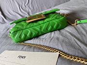 Fendi Baguette Green Nappa Leather Bag 1 - 5