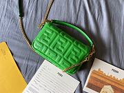 Fendi Baguette Green Nappa Leather Bag 1 - 3