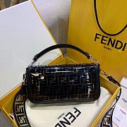 Fendi Baguette Medium Bag 8BS600 Clear Black - 6