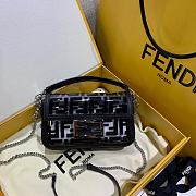 Fendi Baguette Small Bag 8BS600 Clear Black  - 1