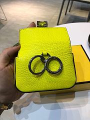 Fendi Nano Baguette Charm Yellow  - 4