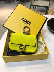 Fendi Nano Baguette Charm Yellow  - 1