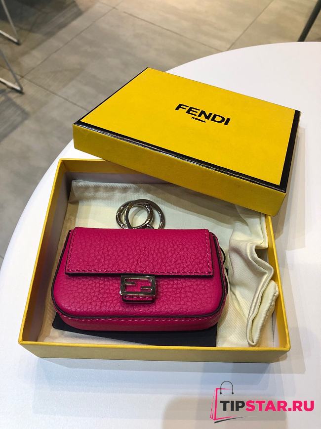 Fendi Nano Baguette Charm Pink - 1