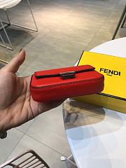Fendi Nano Baguette Charm Red - 6