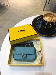 Fendi Nano Baguette Charm Blue - 1