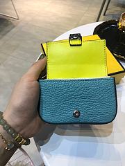 Fendi Nano Baguette Charm Blue - 3