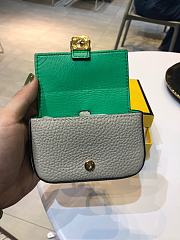 Fendi Nano Baguette Charm Grey  - 2