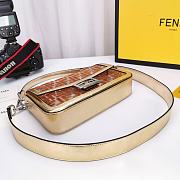 Fendi Baguette Medium Bag 8BS600 Clear Gold  - 5