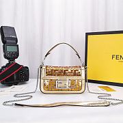 Fendi Baguette Small Bag 8BS600 Clear Gold  - 1