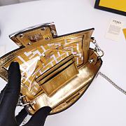Fendi Baguette Small Bag 8BS600 Clear Gold  - 2