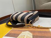 Fendi Medium Baguette Bag Pequin Striped Python 2019 19cm - 5