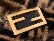 Fendi Baguette Mini Brown Sheepskin Bag 22cm  - 5