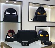 Fendi Baguette Black Calf Leather Bag 7VA472SFRF0GXN  - 4
