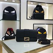 Fendi Baguette Black Calf Leather Bag 7VA472SFRF0GXN  - 1