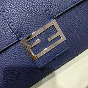 FENDI Vitello Baguette Blue 630510  - 2