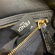 Fendi Men's Baguette Graind Leather Medium Shoulder Bag/Belt Bag Navy Blue 2019 - 5