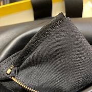 Fendi Men's Baguette Graind Leather Medium Shoulder Bag/Belt Bag Navy Blue 2019 - 3