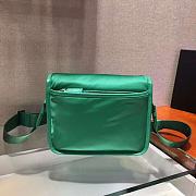 Prada Nylon Cross-Body Bag in Green 2VD034  - 4