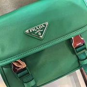 Prada Nylon Cross-Body Bag in Green 2VD034  - 5