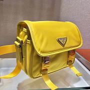 Prada Nylon Cross-Body Bag in Yellow 2VD034  - 2