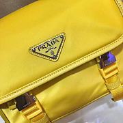 Prada Nylon Cross-Body Bag in Yellow 2VD034  - 4