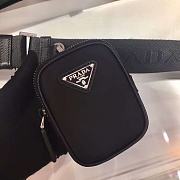 Prada Nylon Cross-Body Bag in Black 2VD034  - 2