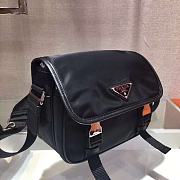 Prada Nylon Cross-Body Bag in Black 2VD034  - 3