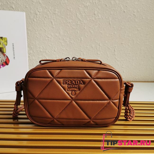 Prada Spectrum Shoulder Bag Camel 1BH141  - 1