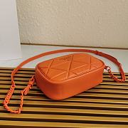 Prada Spectrum Shoulder Bag Orange 1BH141 - 4