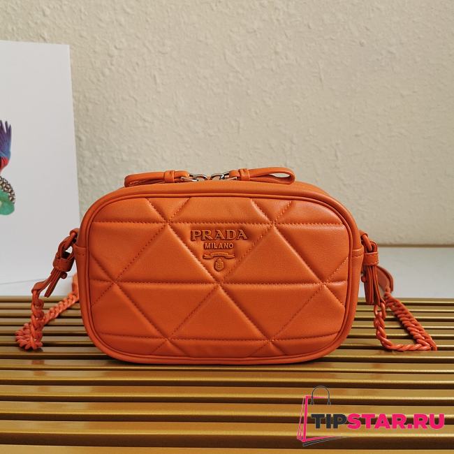 Prada Spectrum Shoulder Bag Orange 1BH141 - 1
