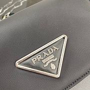 Prada Nylon and Leather Identity Shoulder Bag 1BD263 Black - 6