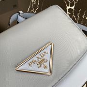 Prada Nylon and Leather Identity Shoulder Bag 1BD263 Blue - 6