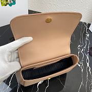 Prada Sidonie Leather Shoulder Bag 1BD275 Beige  - 2