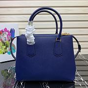 Prada Medium Galleria Saffiano Leather Bag Blue 1BA232  - 6