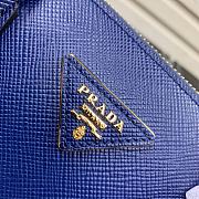 Prada Medium Galleria Saffiano Leather Bag Blue 1BA232  - 2