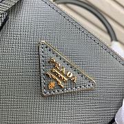 Prada Medium Galleria Saffiano Leather Bag Grey 1BA232 - 2