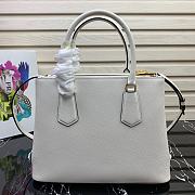 Prada Medium Galleria Saffiano Leather Bag White 1BA232 - 4