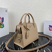Prada Medium Saffiano Leather Bag Beige 1BA297  - 4